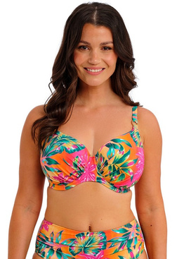 Biustonosz kąpielowy Fantasie SUNSET REEF FS507001HET Uw Gathered Full Cup Bikini Top Heatwave