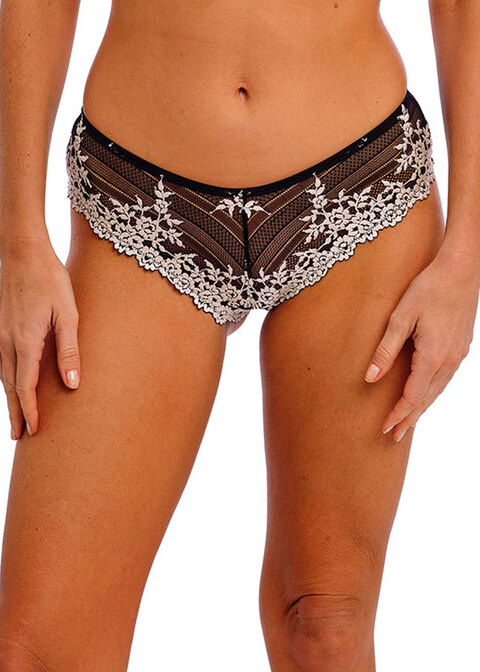 Figi tanga Wacoal EMBRACE LACE WA848191BLK Tanga Black