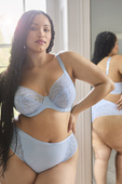 Biustonosz Sculptresse by Panache SOPHIA 11196 Plunge Bra Dusky Blue