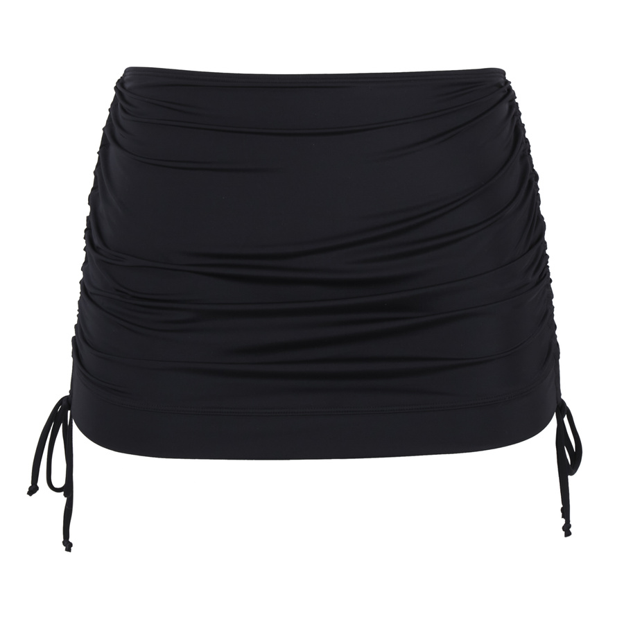 Figi kąpielowe ze spódniczką Panache Swim SIGNATURE SW1308A Skirted Bikini Bottoms Black