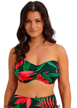 Biustonosz bikini Fantasie Swim PICHOLA FS503909MAG Uw Twist Bandeau Bikini Top Mangrove