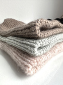 CHMURKA Double Alpaca Beanie 33 Różowy Piasek