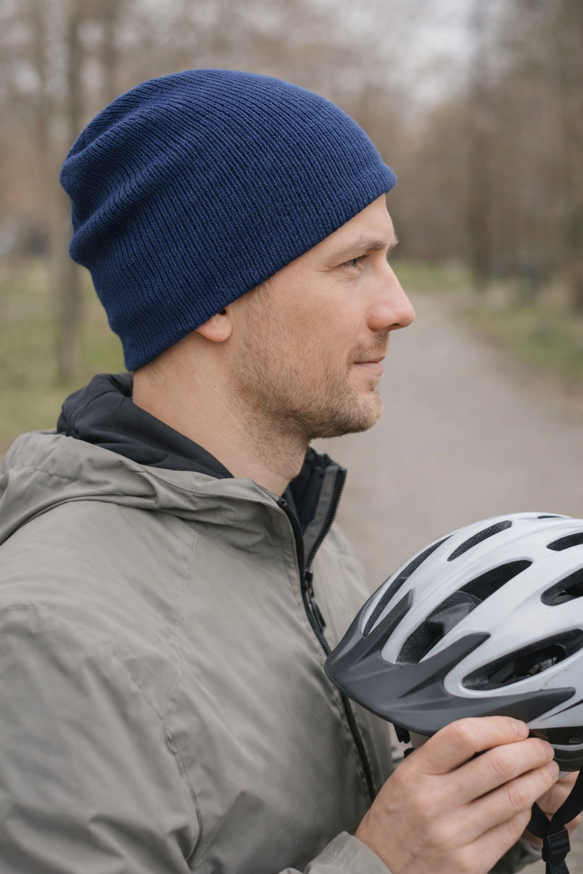 VARELLA pod kask – cienka czapka z baby merino 100% – WYBIERZ KOLOR