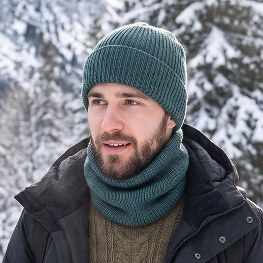 Wełniany KOMIN VARELLA 100% Baby Merino 66 Mglisty Las