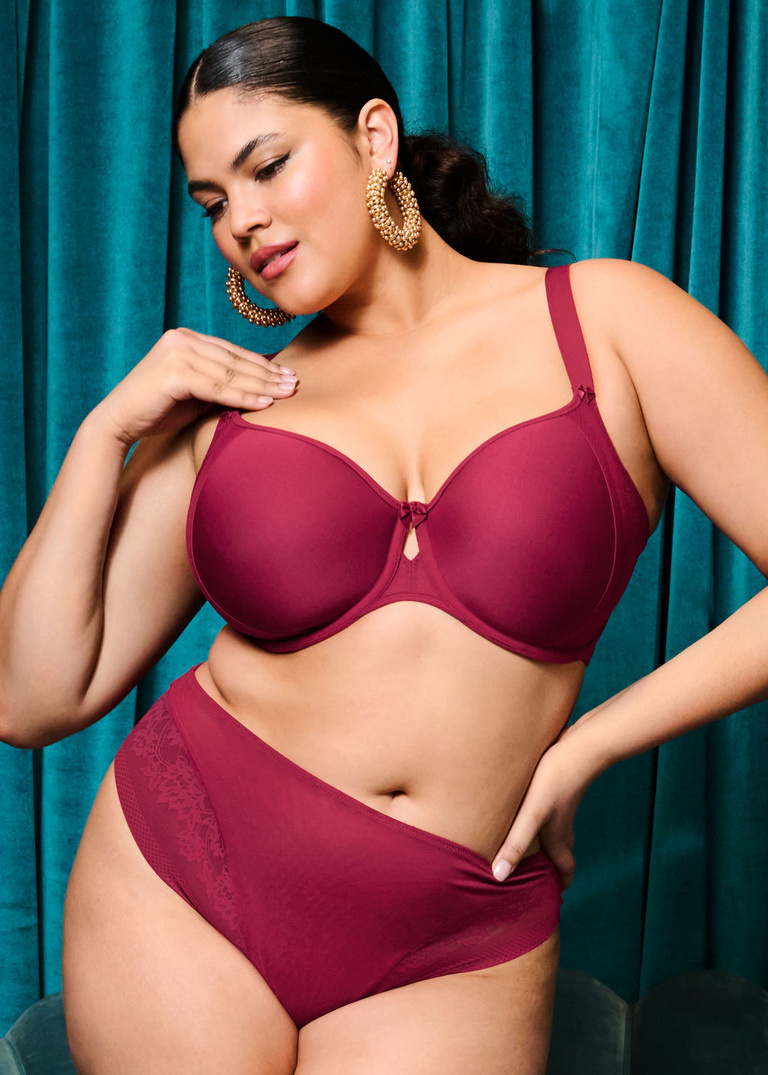 Biustonosz Elomi NERINA EL302710ROG Uw Moulded Spacer Bra Rouge