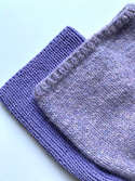 CHMURKA Beanie-Mütze aus Alpaka 15 Fioletowa Mgiełka