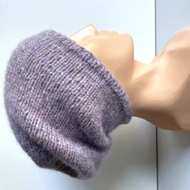 CHMURKA Alpaca Beanie 15 Fioletowa Mgiełka