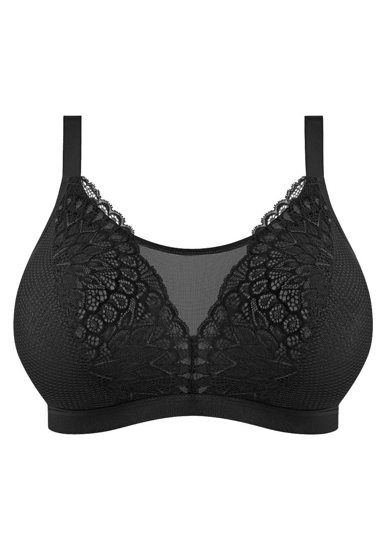Biustonosz bezfiszbinowy Elomi TIERNIE EL303317BLK Non Wired Bralette Black