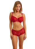 Szorty koronkowe Freya FASCINATE AA403180CHR Short Cherry