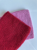 AUREA – ręcznie robiona czapka beanie merino + moher i jedwab damska 16/14 Czerwony
