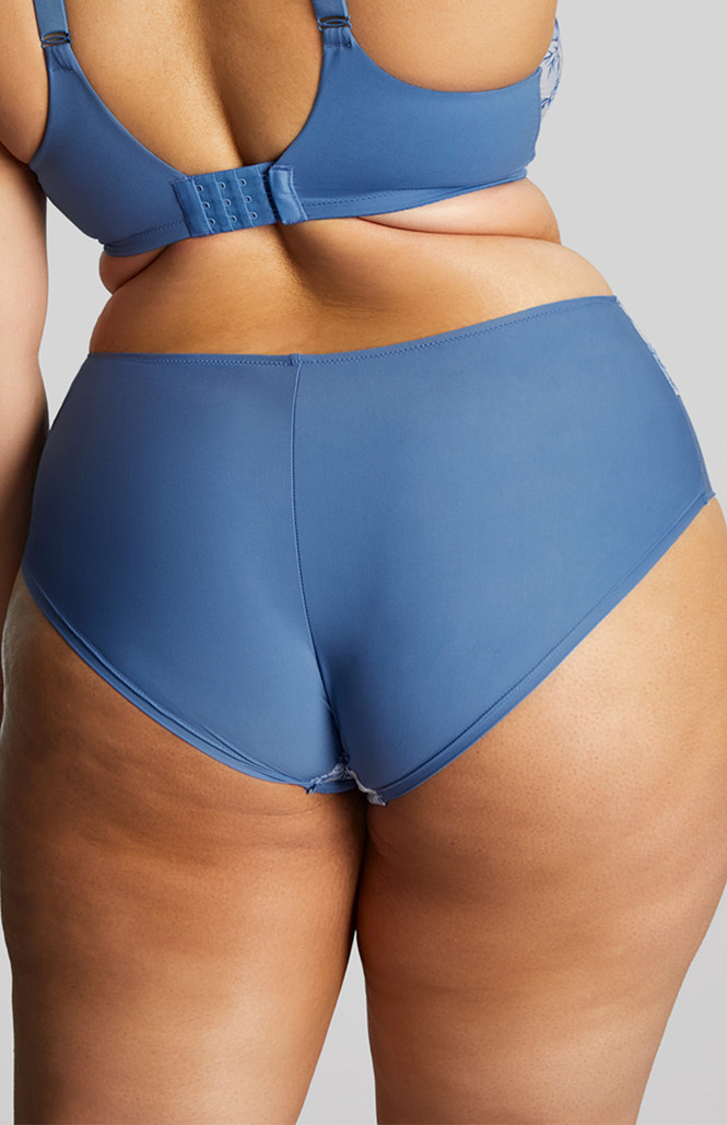 Figi Sculptresse by Panache BLISS 10682 Deep Brief Blue Floral