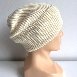 VARELLA – czapka merino beanie wywijana 100% Baby Merino 02 Ecru