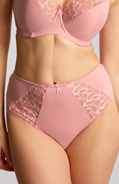 Figi z wysokim stanem Panache CORA 11413 Deep Brief Soft Pink