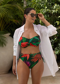 Biustonosz bikini Fantasie Swim PICHOLA FS503909MAG Uw Twist Bandeau Bikini Top Mangrove