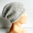 CHMURKA Alpaca Beanie 03 Pearl Grey