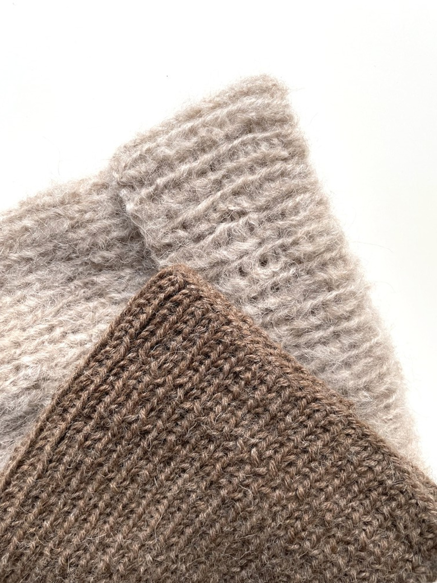 KIARA Alpaca Beanie 100% Alpaca 607 Brown