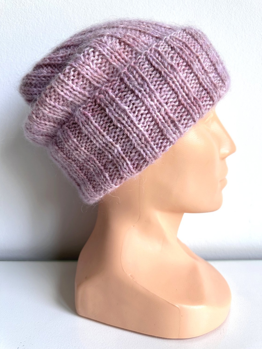 DAISY – limitowana czapka beanie baby merino + moher i jedwab Magnolie