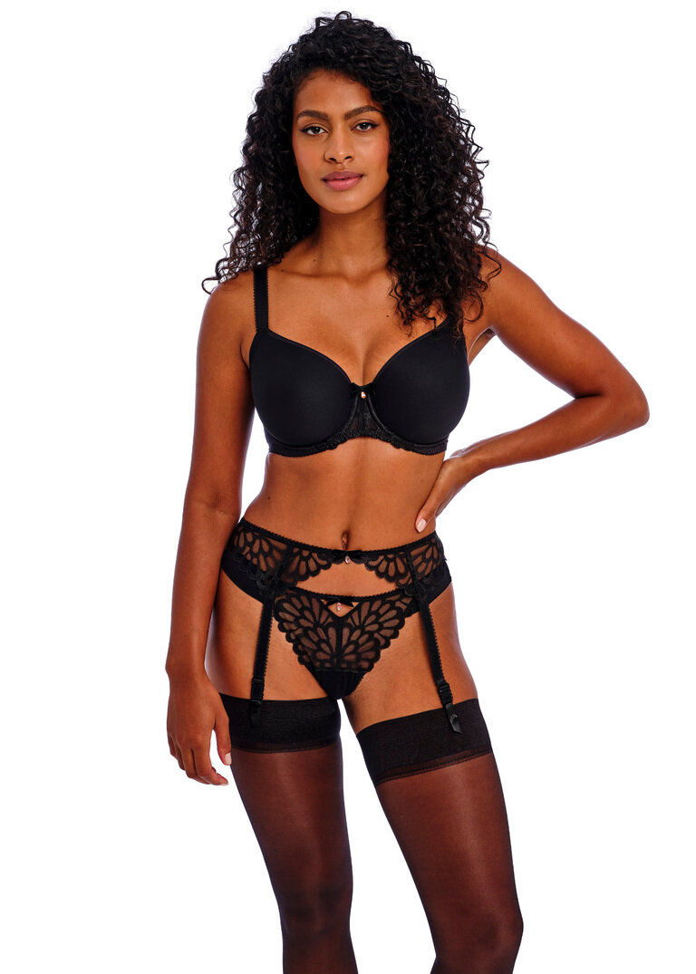 Pas do pończoch Freya LOVELAND AA401091BOK Suspender Bombshell Black