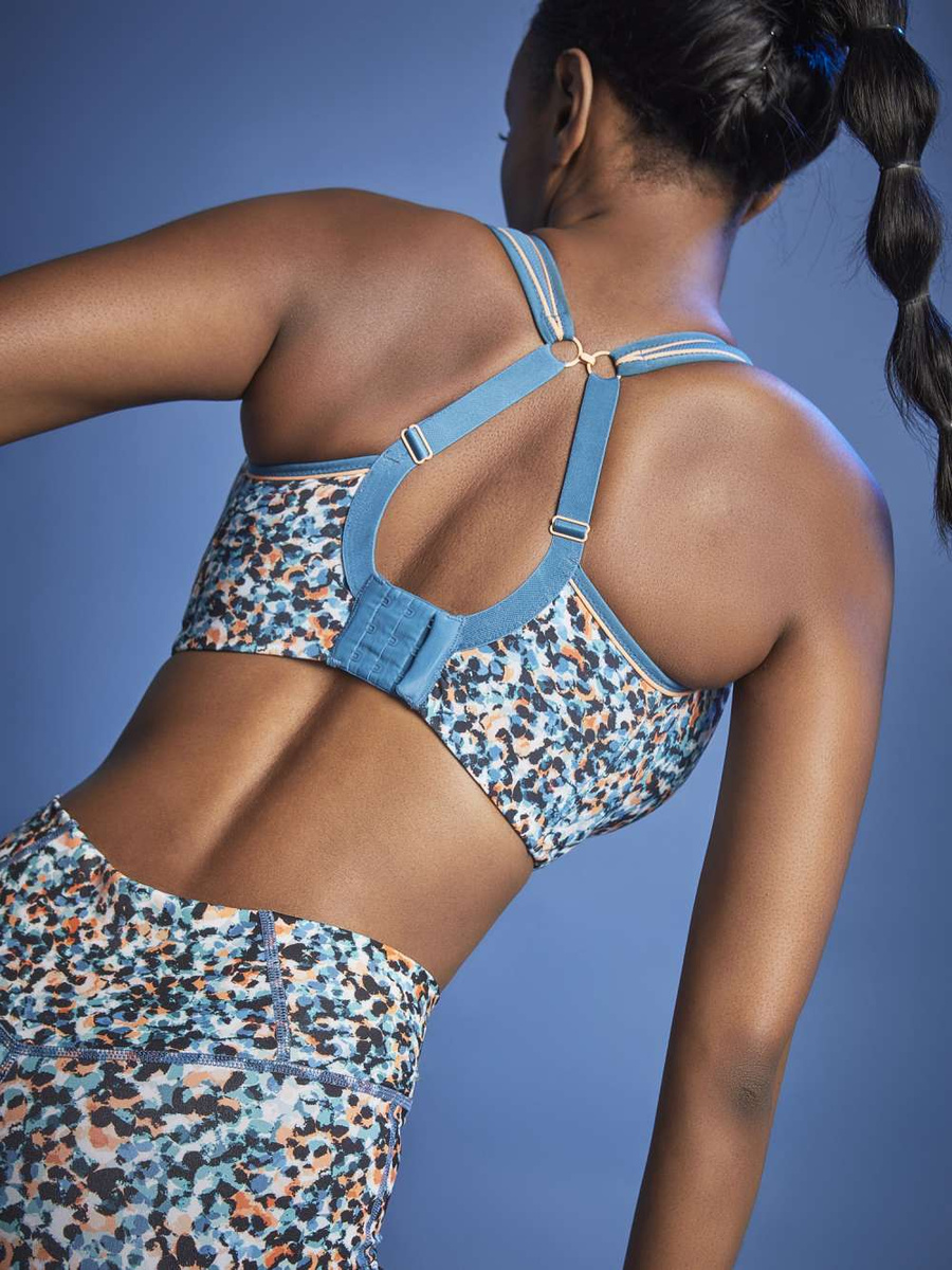 Biustonosz sportowy Panache Sport POWER 5021A z fiszbinami Abstract Animal