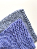 AUREA – ręcznie robiona czapka beanie baby merino + moher i jedwab damska dziecięca 25/11 Lawenda