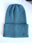 VARELLA – czapka beanie z wełny merino 100% baby merino 47 Morze Północne