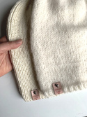 CHMURKA Alpaca Beanie 01 Ecru