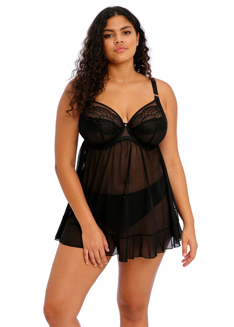 Koszulka nocna Elomi PRIYA EL4551BLK Uw Babydoll Black