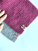 KIARA Women's Alpaca Beanie 100% Alpaca 3770 Dark Fuchsia