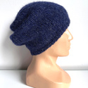 CHMURKA – czapka beanie z alpaki 09 granatowy
