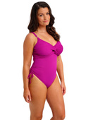 Strój kąpielowy Fantasie Swim BEACH WAVES FS502231BRF Uw Twist Front Swimsuit With Adjustable Leg Bright Fuchsia