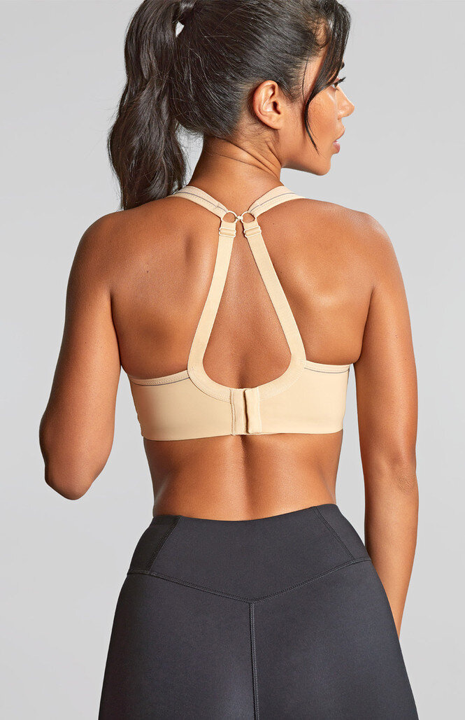 Biustonosz sportowy Panache Sport POWER 5021 z fiszbinami Latte