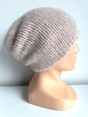 CHMURKA Double Alpaca Beanie 33 Różowy Piasek