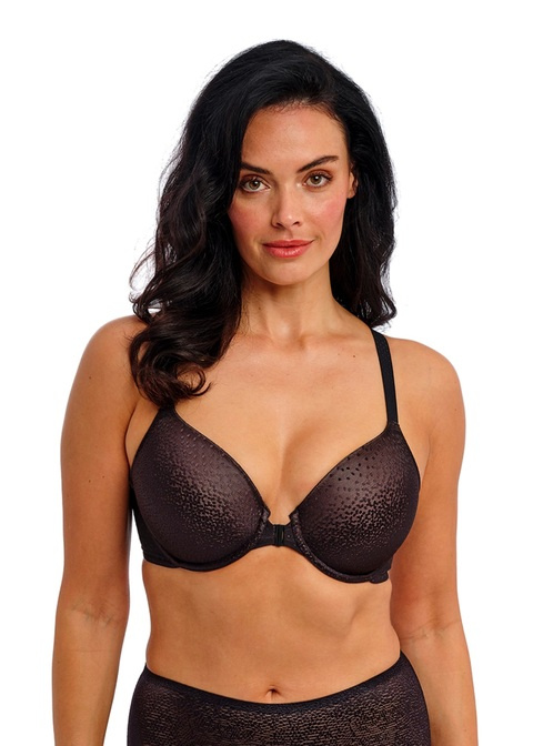 Biustonosz zapinany z przodu Wacoal BACK APPEAL WA853403BLK Uw Front Fastener Bra Black