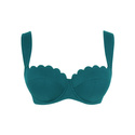 Biustonosz kąpielowy Panache Swim SPIRIT SW1842E BETTE Balcony Bikini Top Teal Blue