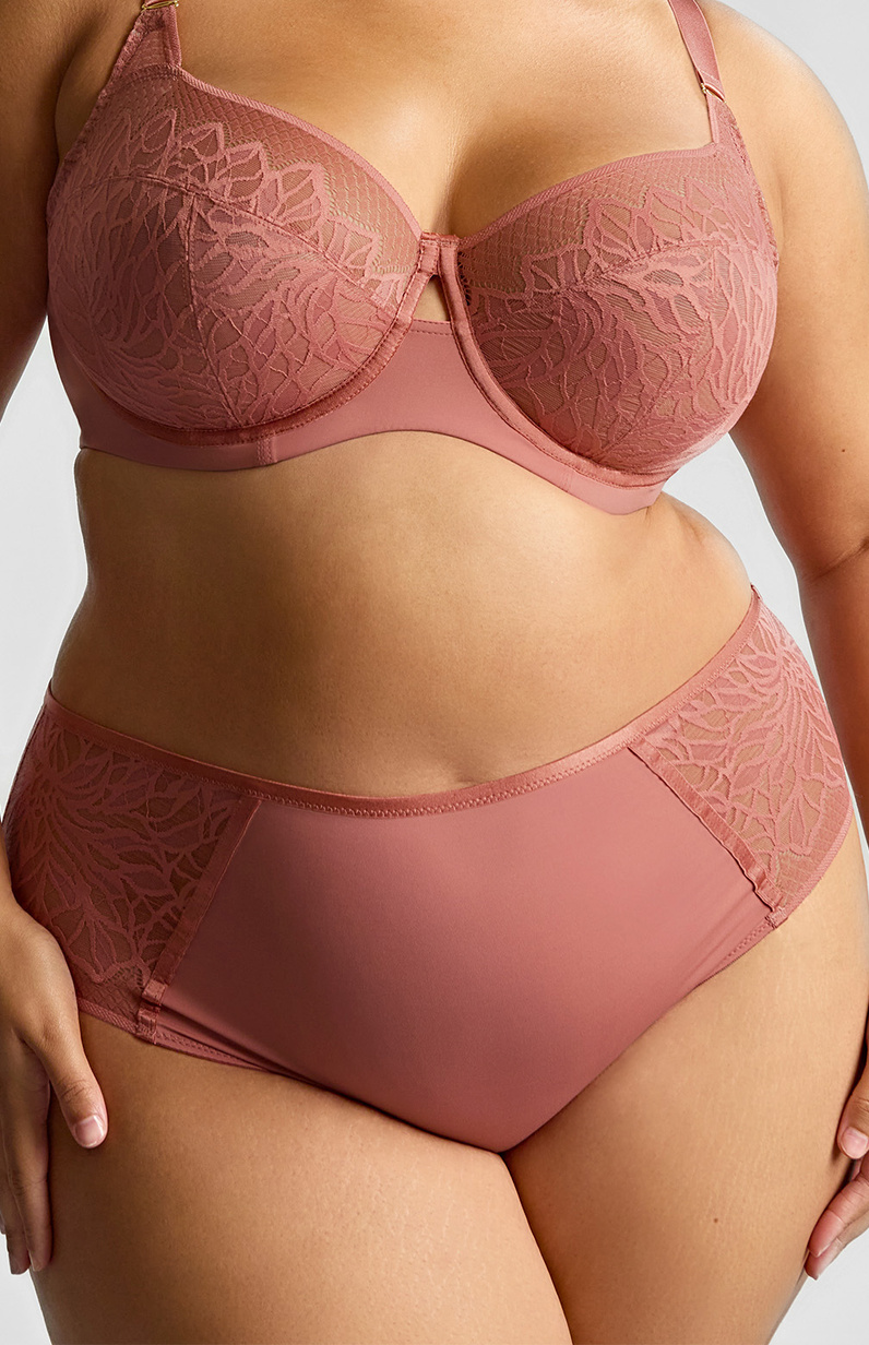 Figi Sculptresse by Panache SOPHIA 11192 Deep Brief Sienna Rose