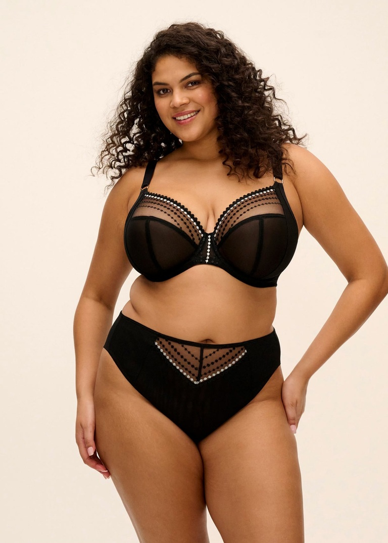 Biustonosz Elomi MATILDA EL8900BLK Plunge Bra Black