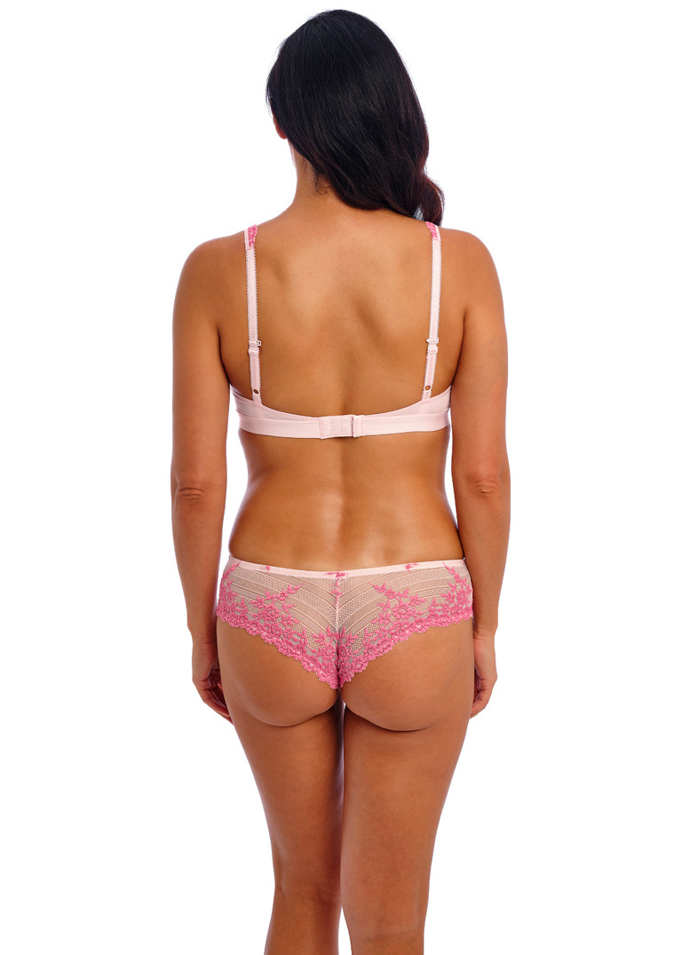 Figi tanga Wacoal EMBRACE LACE WA848191951 Tanga Ballet Slipper/chateau Rose