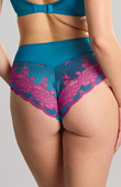 Wysokie majtki Panache CLARA 7258 Deep Brief Teal/Magenta