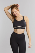 Bezfiszbinowy biustonosz sportowy Panache Sport FREEDOM 7344 Non Wired Sports Bra Black/Chalk