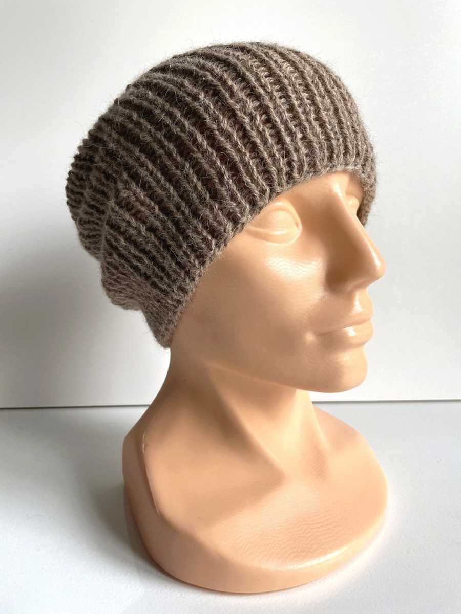 KIARA Alpaca Beanie 100% 618 Nugat Beige