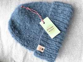 WATA CUKROWA Damenmütze aus Alpaka 07 jeans Blau