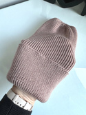 VARELLA – czapka merino beanie wywijana 100% baby merino 49 Pustynna Róża