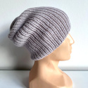 KIARA Beanie-Mütze aus 100% Alpaka 4010 jasna lawenda