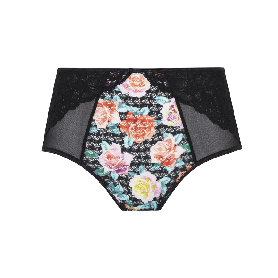 Głębokie figi Panache ENVY 7283 Deep Brief Black Rose