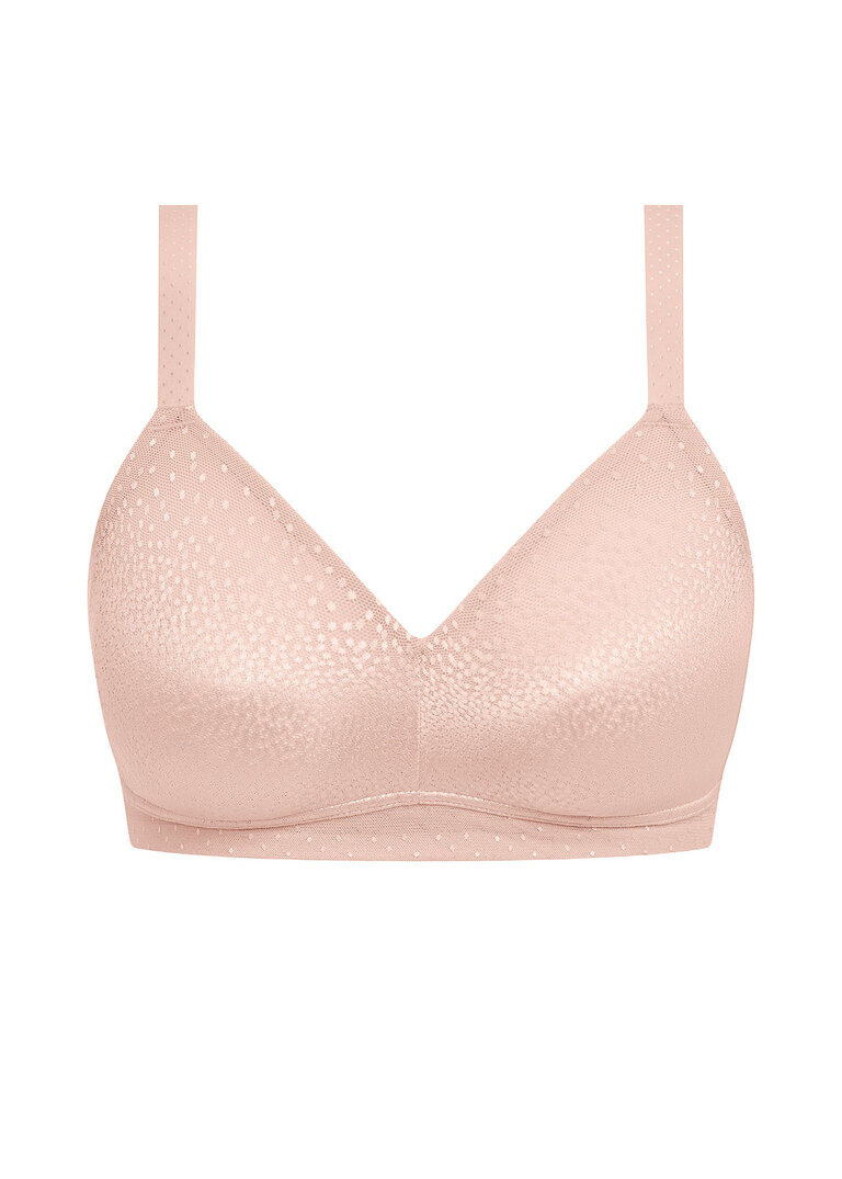 Braletka Wacoal BACK APPEAL WA852303253 Wire Free Bra Rose Dust