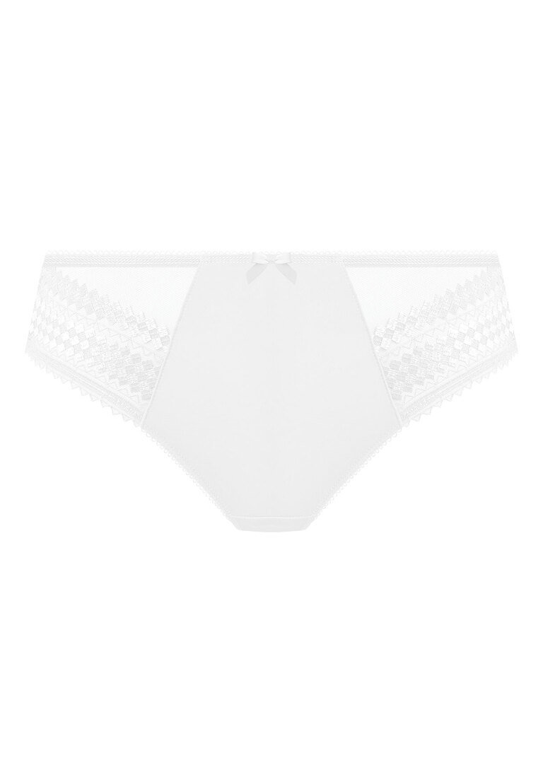 KOMPLET - Biustonosz Fantasie REBECCA White FL2024WHE U/w Moulded Bra + Figi Fantasie REBECCA FL2025WHE Brief (32GG + M)