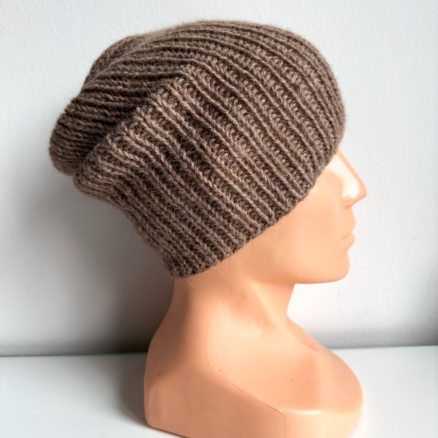 KIARA Alpaca Beanie 100% 618 Nugat Beige