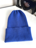 VARELLA Beanie 100% Baby Merino Wool 33 Bright Blue Winter