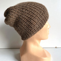 KIARA Alpaca Beanie 100% Alpaca 607 Brown