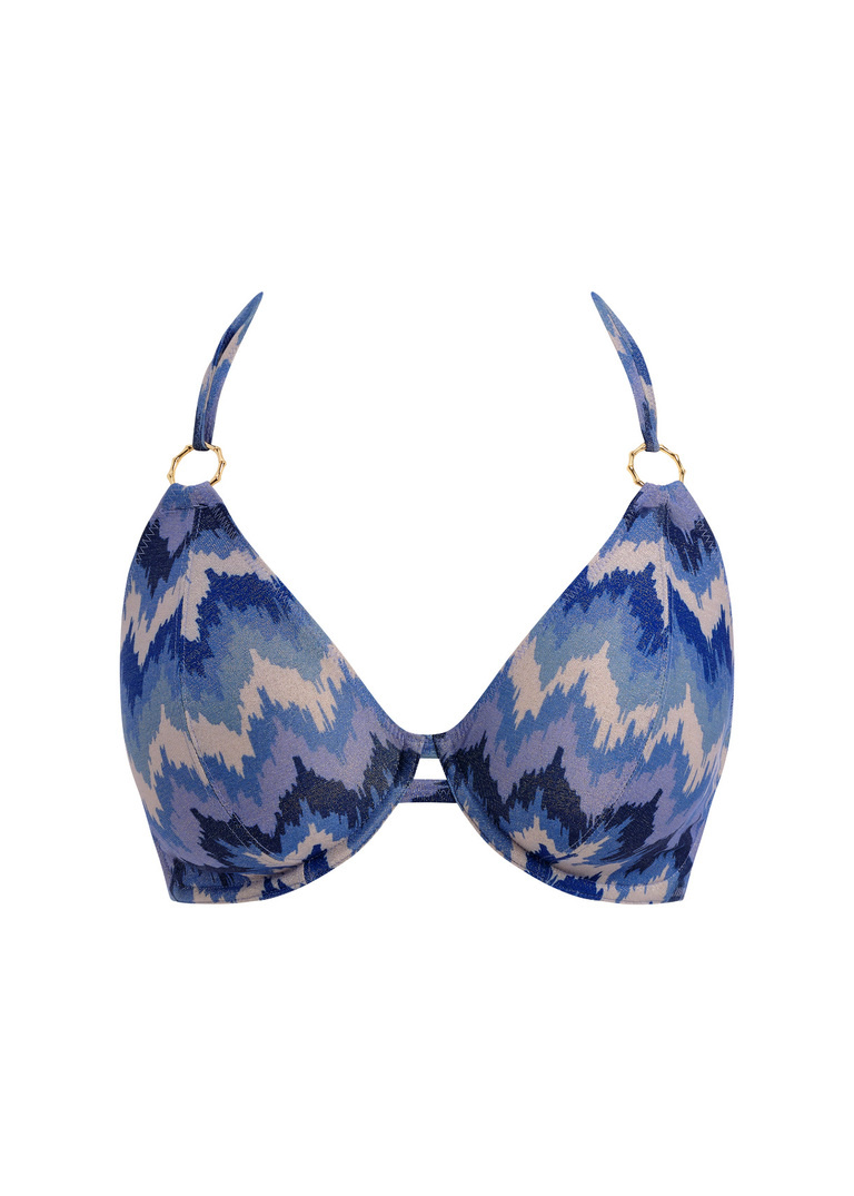 Biustonosz kąpielowy Freya Swim ARIZONA WAVE AS206104CLN Uw Halter Bikini Top Coastline
